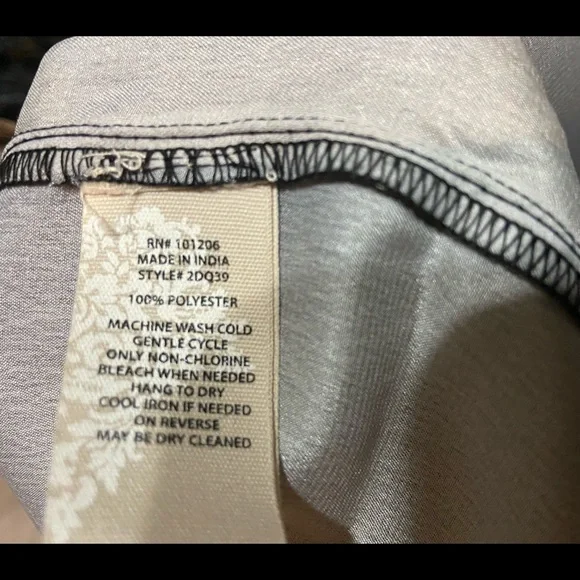 NWT Soft Surroundings Ainsley Abstract Kimono, Copper-S/M - Picture 8 of 8